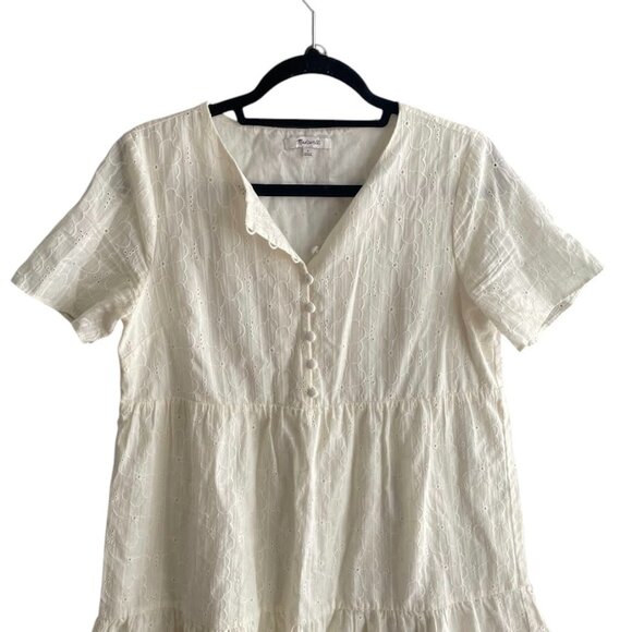 Madewell Ivory Eyelet Dress - Picture 7 of 8